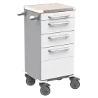 TINY 159 N vozík zdravotnický plast ABS - bílá