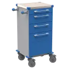 TINY 159 N vozík zdravotnický plast ABS - modrá