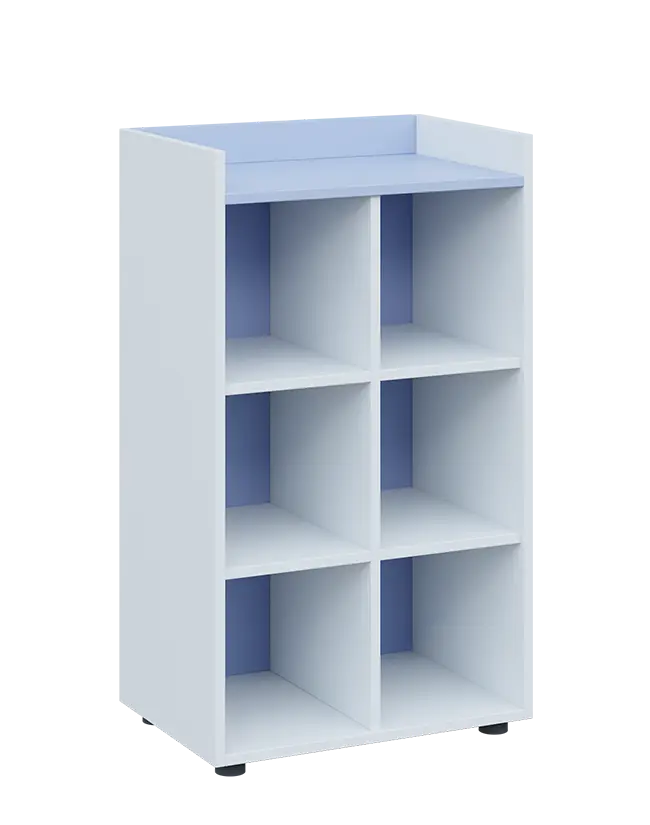 QN 3 - 6N skříň, nika, 1030x600x400, bílá/blankyt