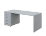 QPL 8 - 18Z4 stůl pracovní, levý lamino - šedá