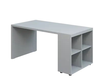 QPL 8 - 16N4 stůl pracovní, pravý lamino - šedá