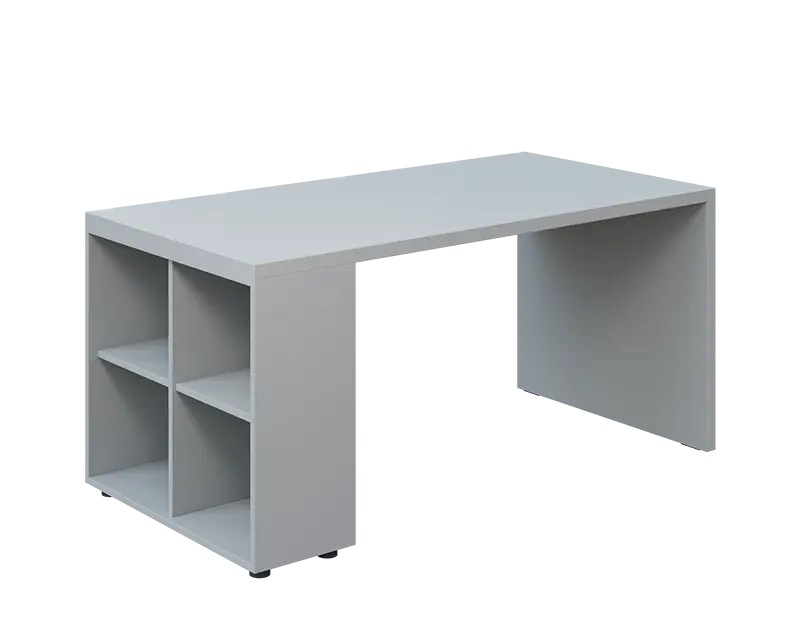 QPL 8 - 16N4 stůl pracovní, levý lamino - šedá