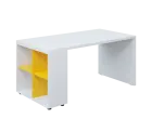 QPL 8 - 16N4 stůl pracovní, levý lamino - bílá/žlutá odio