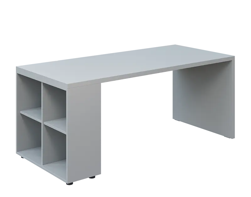 QPL 8 - 18N4 stůl pracovní, levý lamino - šedá