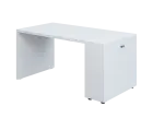 QPL 8 - 16D2 stůl pracovní, pravý lamino - bílá