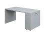 QPL 8 - 16D2 stůl pracovní, pravý lamino - šedá