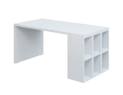 QPL 8 - 16T6 stůl pracovní, pravý lamino - bílá