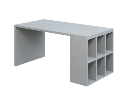 QPL 8 - 16T6 stůl pracovní, pravý lamino - šedá