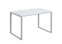 QPKO 8 - 12 stůl pracovní, podnož stříbrná, lamino - bílá