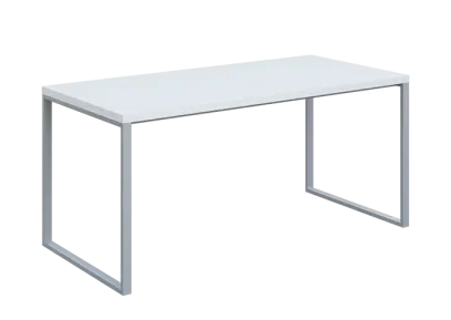 QPKO 8 - 16 stůl pracovní, podnož stříbrná, lamino - bílá