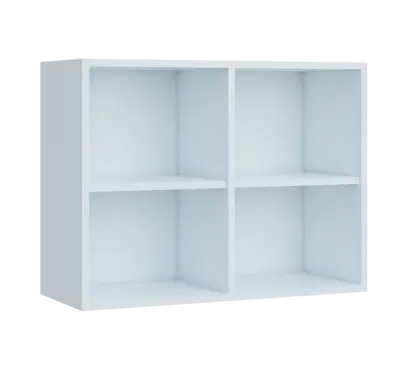 QH - 84N horní skříňka, nika, 600x836x300, bílá