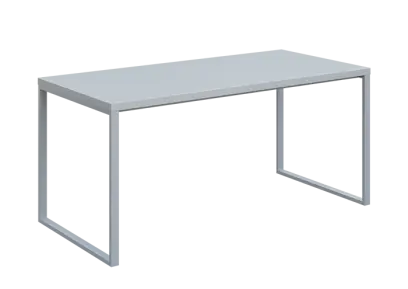 QPKO 8 - 16 stůl pracovní, podnož stříbrná, lamino - šedá QPKO 8 - 16 stůl pracovní, podnož stříbrná, lamino - šedá