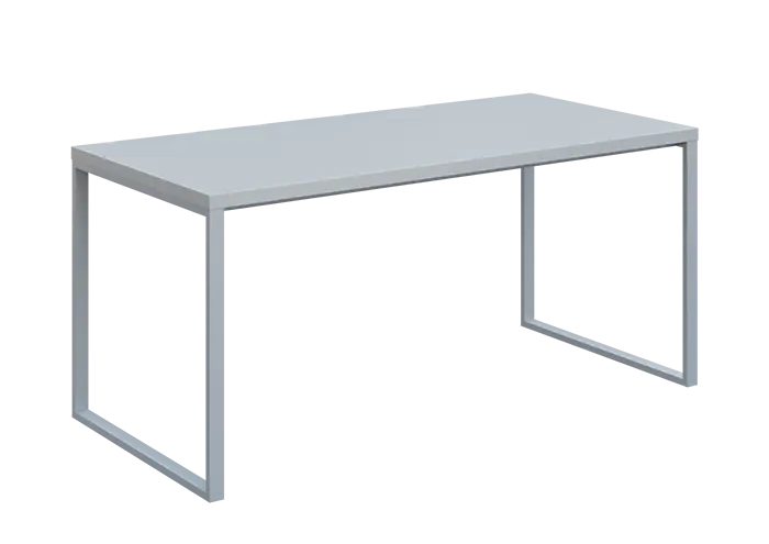 QPKO 8 - 16 stůl pracovní, podnož stříbrná, lamino - šedá