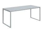 QPKO 8 - 18 stůl pracovní, podnož stříbrná, lamino - šedá