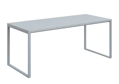 QPKO 8 - 18 stůl pracovní, podnož stříbrná, lamino - šedá