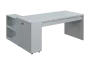 QRL 8 - 183 stůl pracovní, pravý lamino - šedá