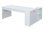 QRL 8 - 203 stůl pracovní, levý lamino - bílá