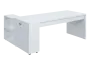 QRL 8 - 203 stůl pracovní, pravý lamino - bílá