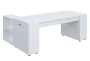 QRLT 8 - 203 stůl pracovní, pravý lamino - bílá
