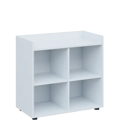 QN 2 - 8N skříň, nika, 750x800x400, bílá