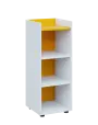 QN 3 - 4N skříň, nika, 1030x400x400, bílá/žlutá odio