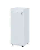QN 3 - 4D skříň 1-dvéřová, střední, levá lamino - bílá