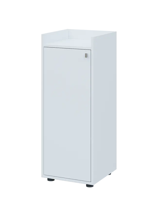 QN 3 - 4D skříň 1-dvéřová, střední, levá lamino - bílá