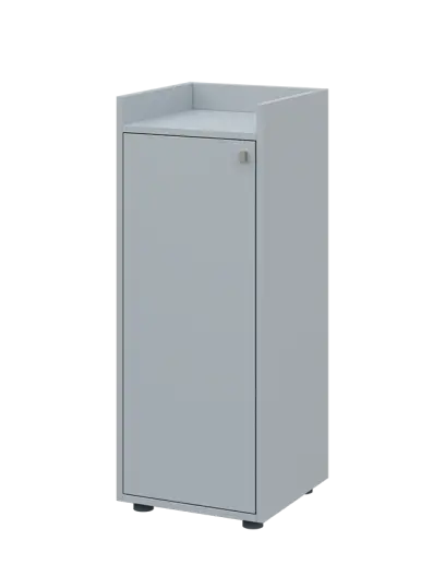 QN 3 - 4D skříň 1-dvéřová, střední, levá lamino - šedá