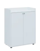 QN 3 - 8D skříň 2-dvéřová, střední lamino - bílá