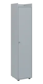 QN 5 - 4D skříň 1-dvéřová, vysoká, pravá lamino - šedá