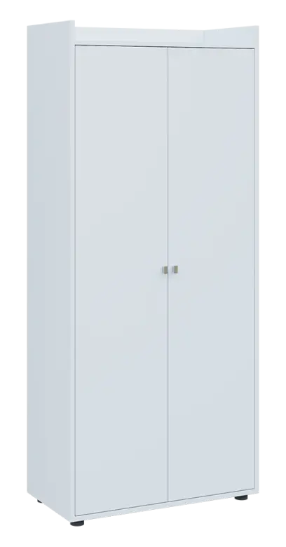 QN 5 - 8D skříň 2-dvéřová, vysoká lamino - bílá