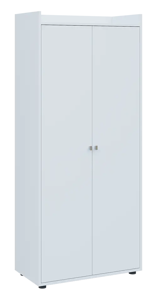 QN 5 - 8D skříň 2-dvéřová, vysoká lamino - bílá