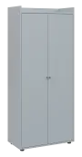 QN 5 - 8D skříň 2-dvéřová, vysoká lamino - šedá