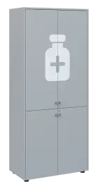 QLE 5 - 84D léková skříň lamino - šedá