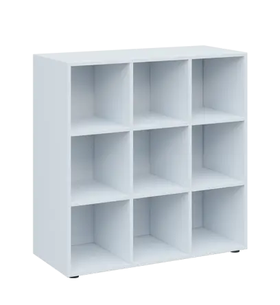 TETRIS A - skříň policová, bílá