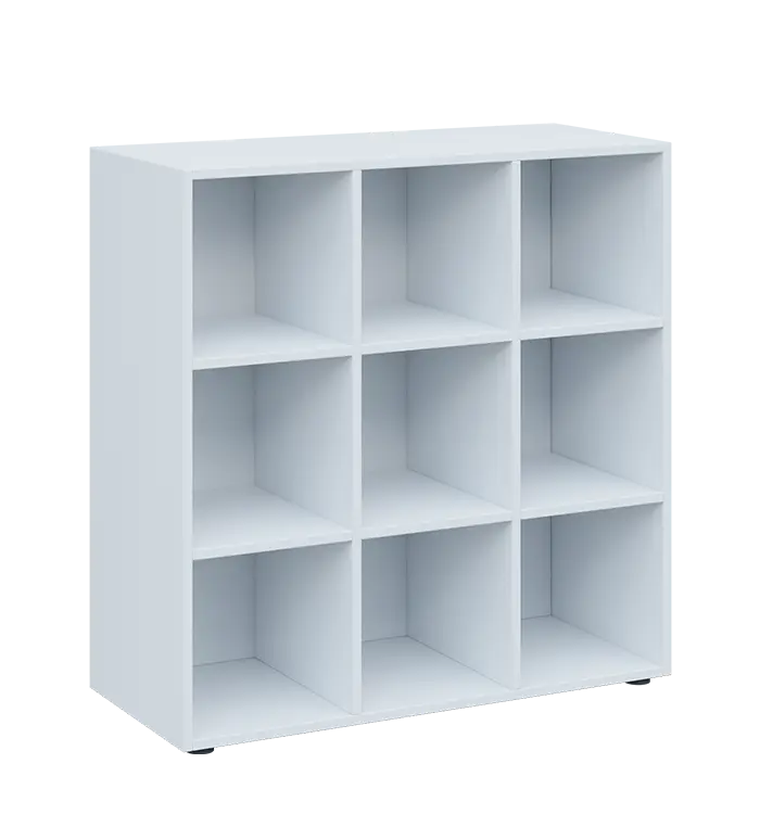 TETRIS A - skříň policová, bílá