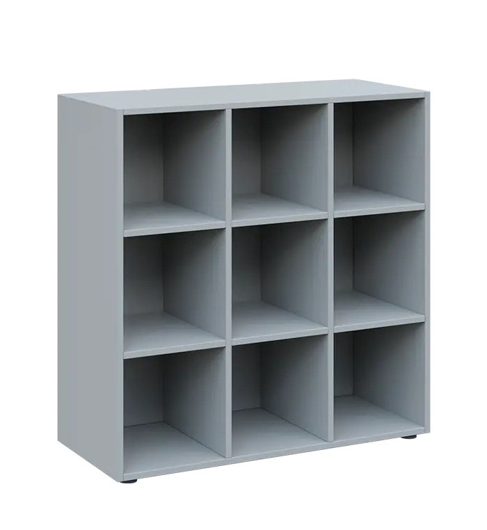 TETRIS A - skříň policová, šedá