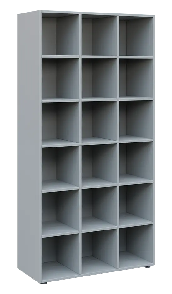 TETRIS B - skříň policová, šedá