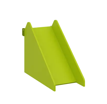 QLK 06 - skluzavka k lehátku lamino - bílá/jarní zeleň