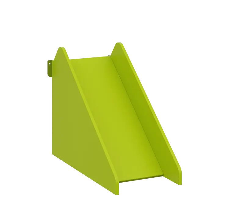 QLK 06 - skluzavka k lehátku lamino - bílá/jarní zeleň