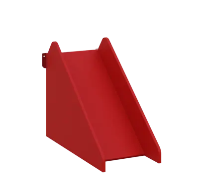 QLK 06 - skluzavka k lehátku lamino - bílá/červená flamengo