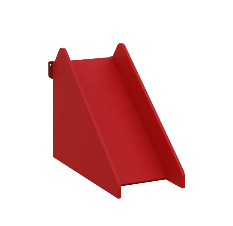 QLK 06 - skluzavka k lehátku lamino - bílá/červená flamengo