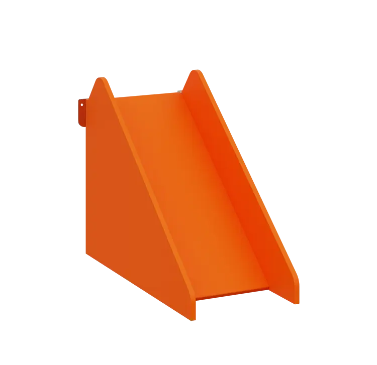 QLK 06 - skluzavka k lehátku lamino - bílá/pomeranč