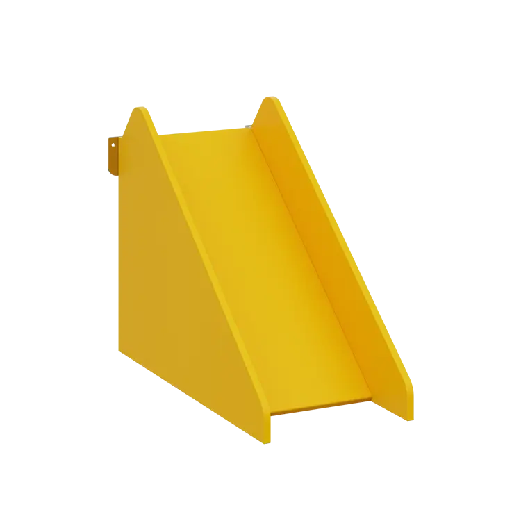 QLK 06 - skluzavka k lehátku lamino - bílá/žlutá odio