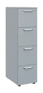 QKA - 44, kartotéka A4, šířka 420 mm, šedá