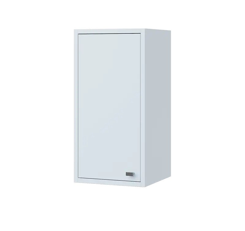 QH - 3D skříňka horní, levá lamino - bílá