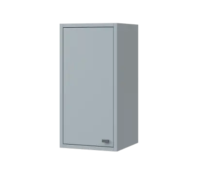 QH - 3D skříňka horní, levá lamino - šedá