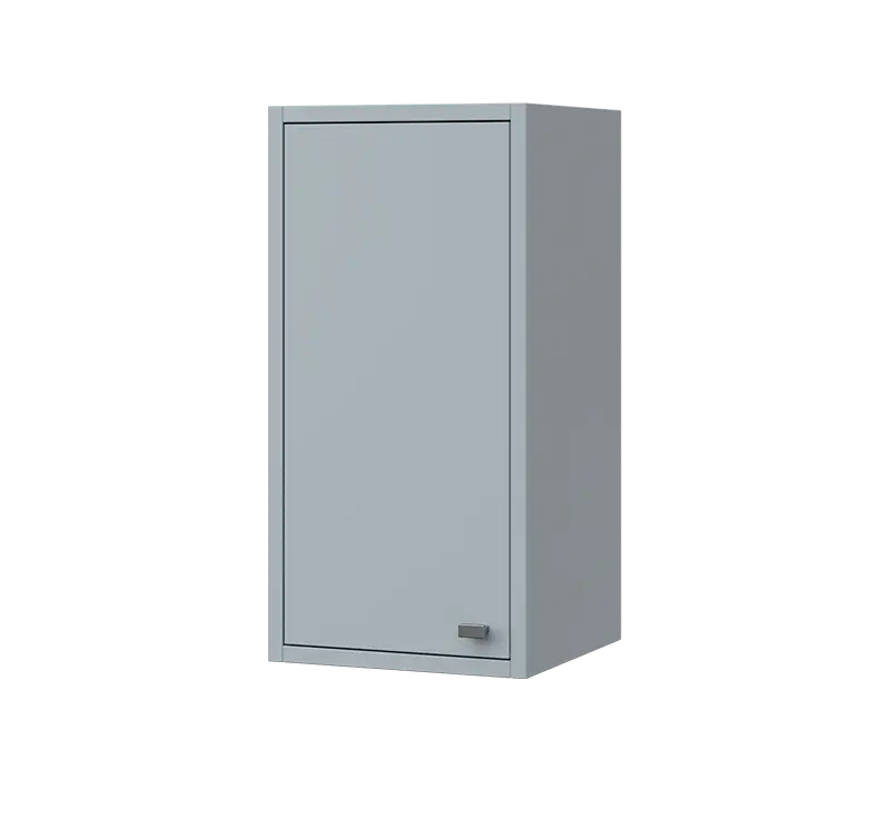 QH - 3D skříňka horní, levá lamino - šedá