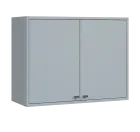 QH - 8D skříňka 2-dvéřová, široká, horní lamino - šedá