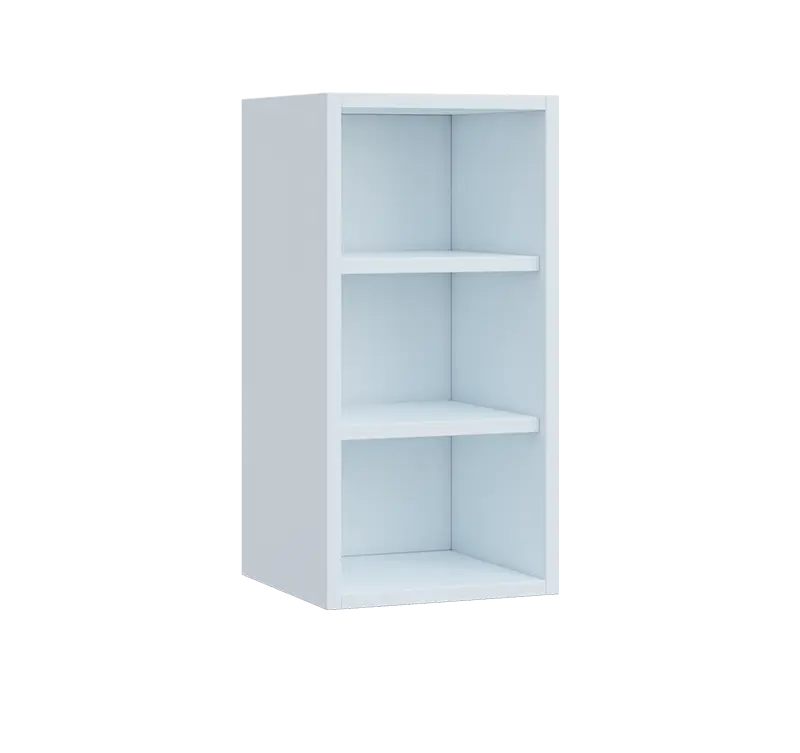 QH - 3N skříňka policová, horní lamino - bílá